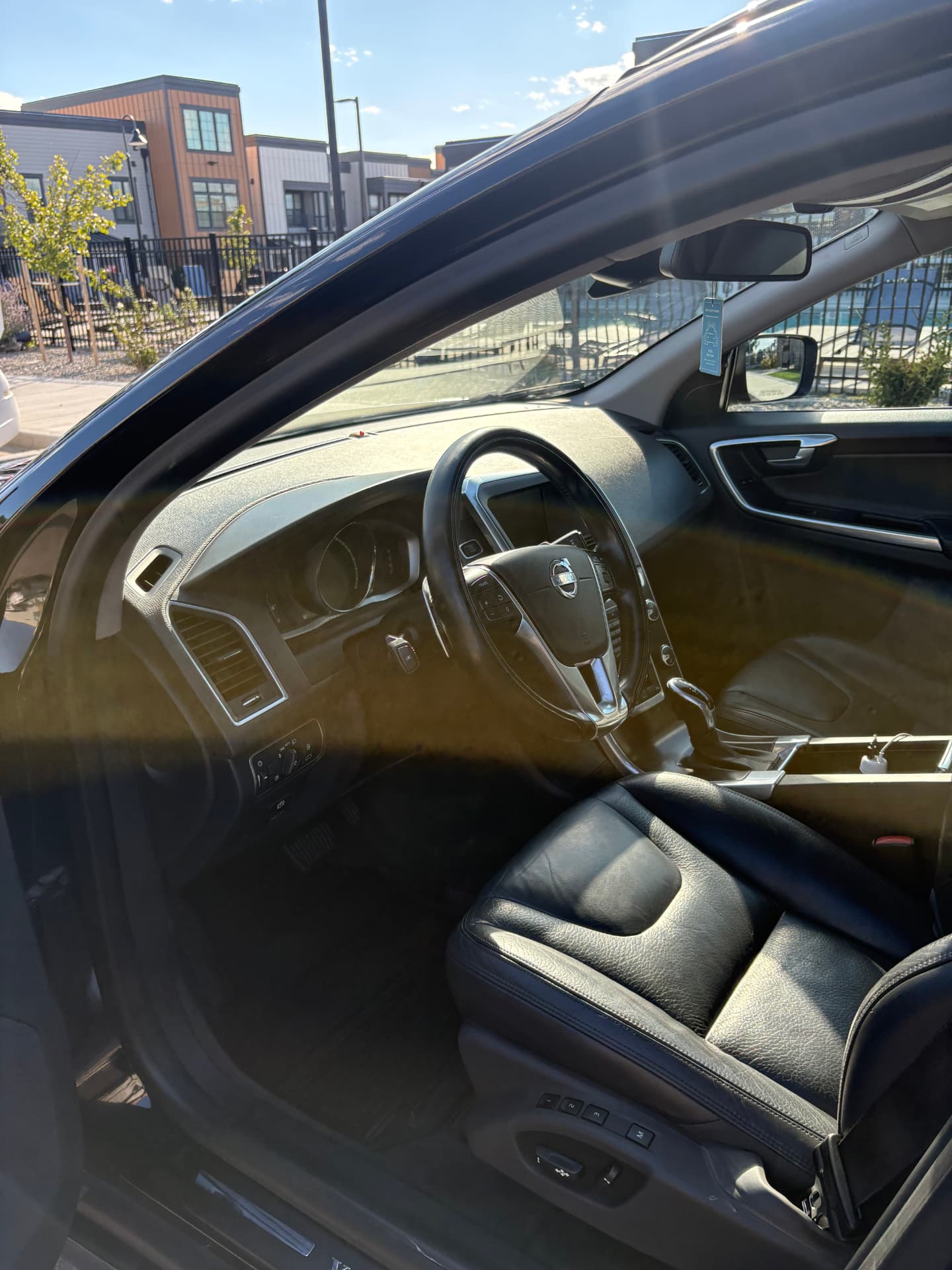 Volvo interior after detailing
